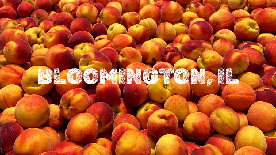 Flamm Peach Tour stop location Bloomington, IL