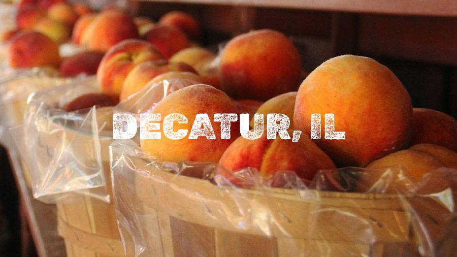 Flamm Peach Tour stop location Decatur, IL