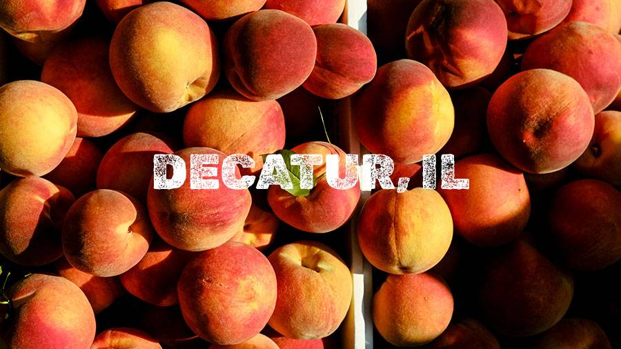 Flamm Peach Tour stop location Decatur, IL